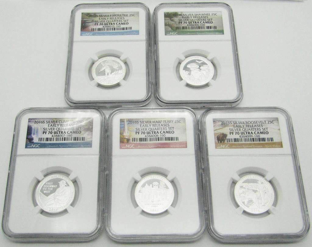 2016 S SILVER PROOF QTR SET NGC PF70 UC (1 of 11)