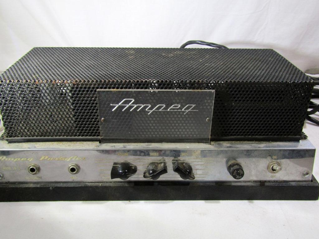 VINTAGE AMPEG AMPLIFIER HEAD SB-12 (1 of 8)