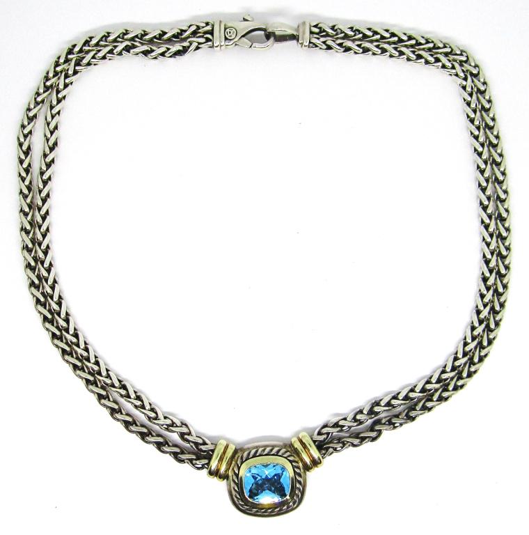 DAVID YURMAN 925/14K NECKLACE WITH (1 of 3)