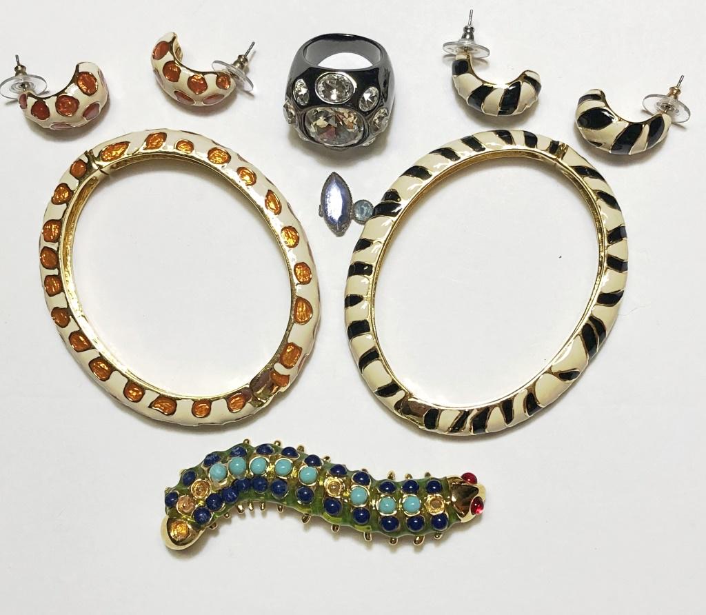 KENNETH BY LANE BRACELET & EARRINGS +++ (1 of 2)