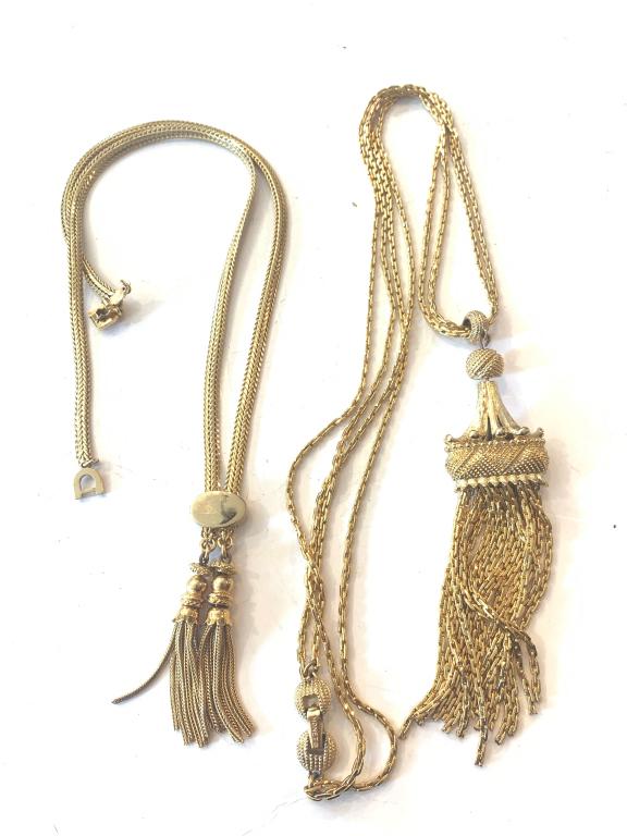 2 MONET GOLD TONE NECKLACES-: BID TODAY!!!