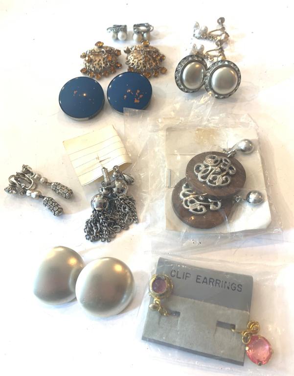 CLIP ON EARRINGS LOT (1) DALSHEIM, (2) PARK LANE: BID TODAY!!!