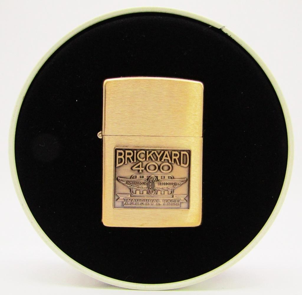 VINTAGE ZIPPO LIGHTER NIB! AUGUST 6, 1994 RACE (1 of 8)