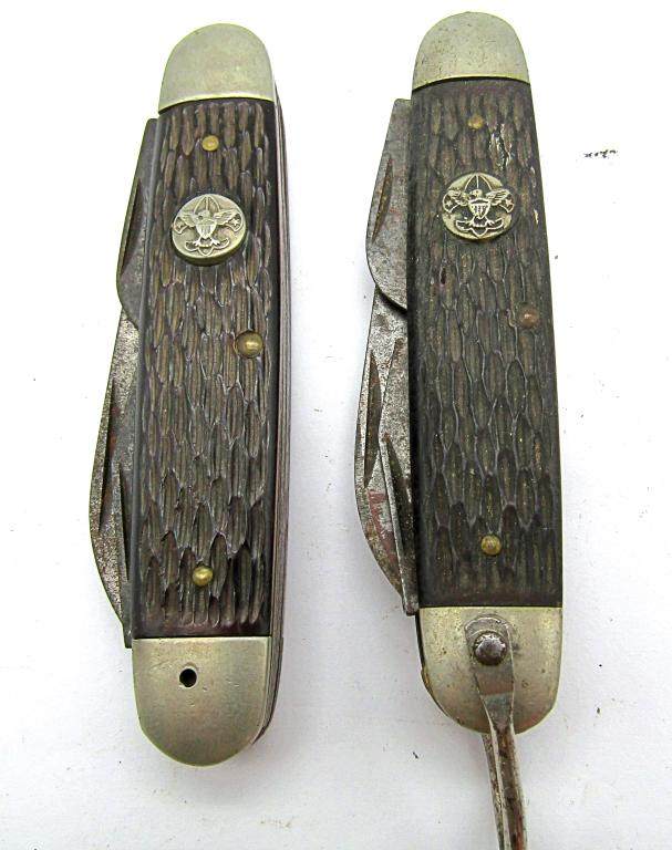 (2) Ulster USA Boy Scout Knife Carbon Steel (1 of 6)