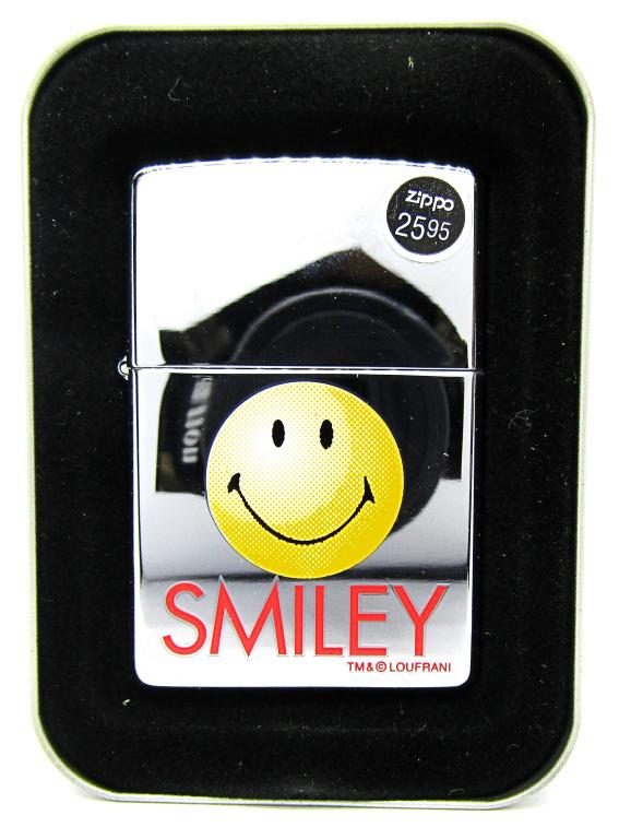2000 ZIPPO SMILEY & LOUFRANI LIGHTER NIB! (1 of 4)