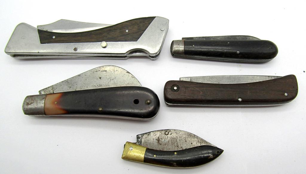(5) VINTAGE UNIQUE KNIFE LOT (1 of 7)