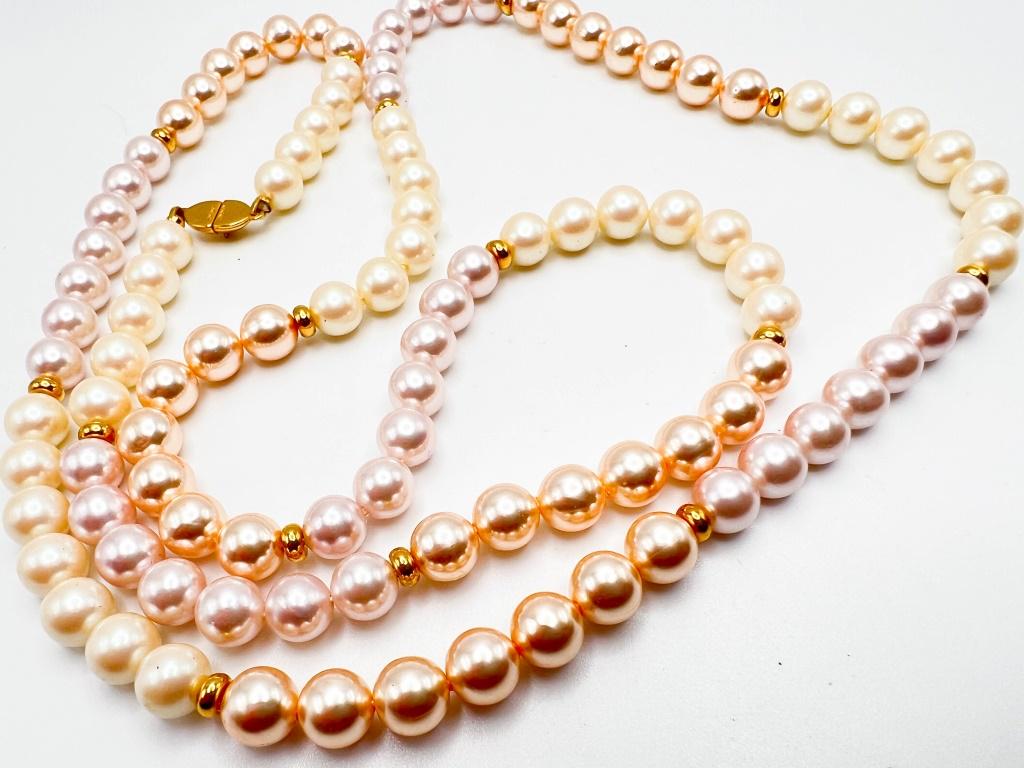 MONET MULTI COLOR PEARL NECKLACE (1 of 2)