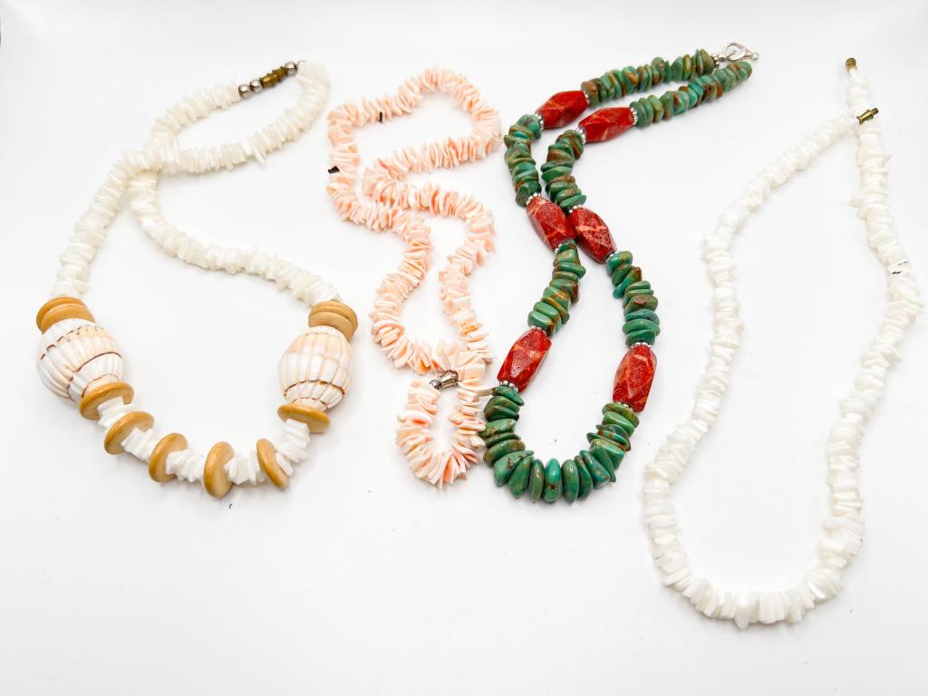 SHELL NECKLACES AND MORE: SHELL NECKLACES AND MORE, COLORFUL STYLES