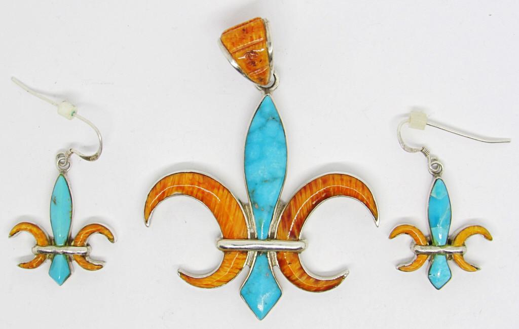 STUNNING SOUTHWEST STERLING SET (1 of 4)