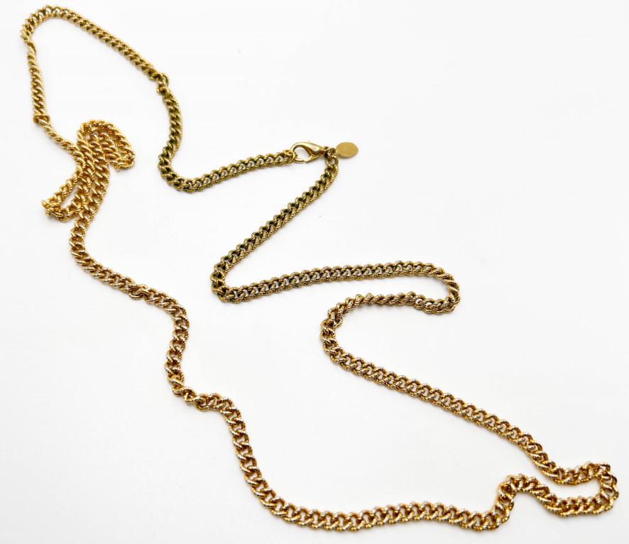 KENNETH JAY LANE CHAIN: KENNETH JAY LANE VINTAGE CHAIN NECKLACE SIGNED