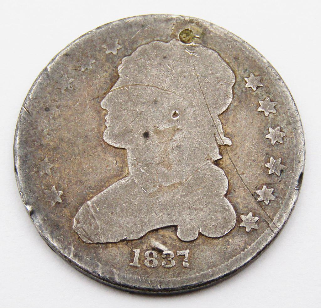 1837 CAPPED BUST QUARTER (1 of 2)