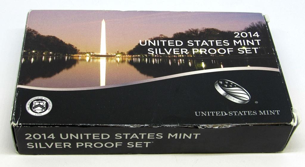 2014 SILVER PROOF SET IN ORIGINAL PACKAGING (1 of 2)