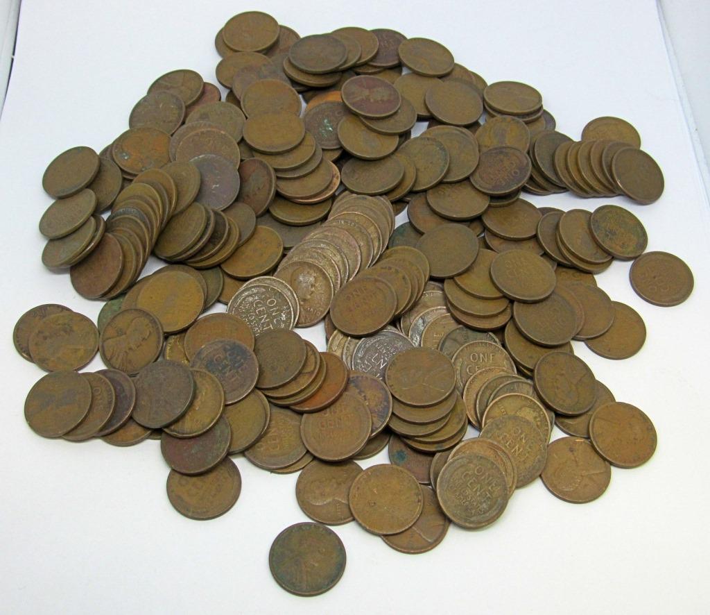 250 WHEAT CENTS (1909-1919) P-D-S (1 of 2)
