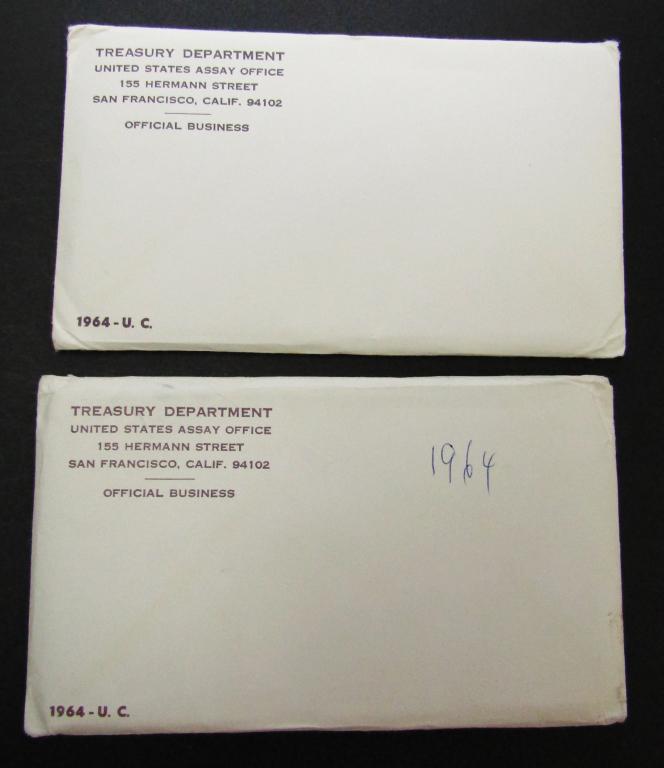 2-1964 U.S. MINT SET - ORIGINAL PACKAGES (1 of 5)