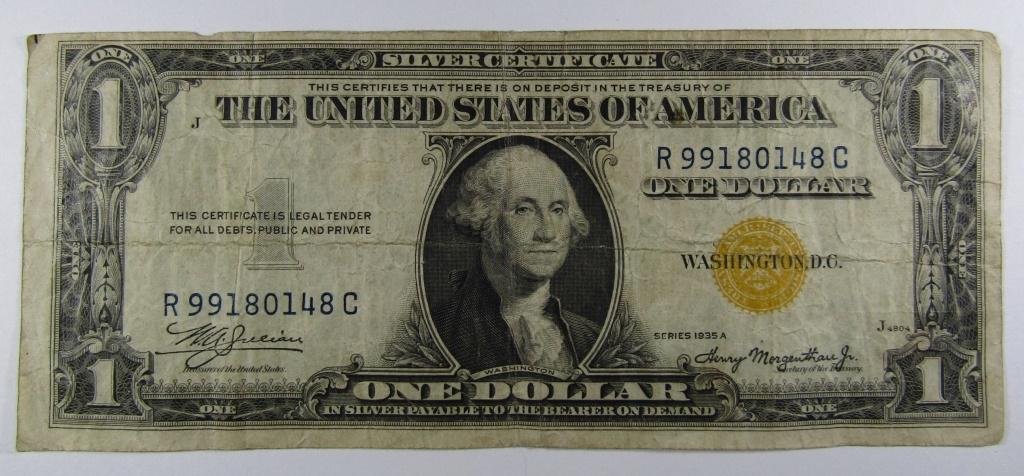 1935 $1 "NORTH AFRICA" SILVER CERTIFICATE (1 of 2)