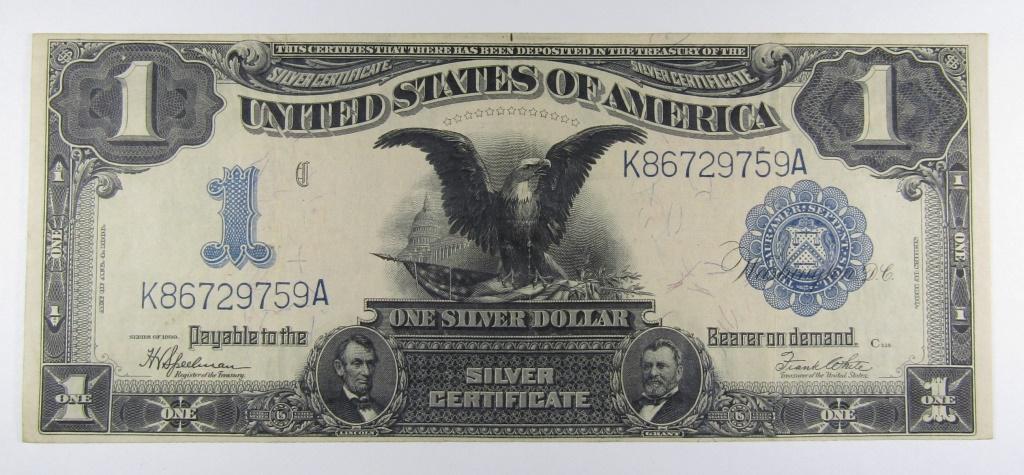 1899 $1 "BLACK EAGLE" SILVER CERTIFICATE (1 of 2)