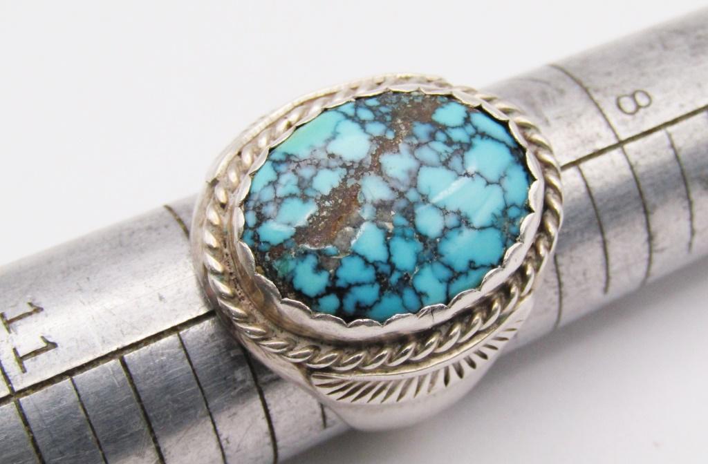 EG SOUTHWESTERN STERLING MEN'S RING WITH (1 of 6)