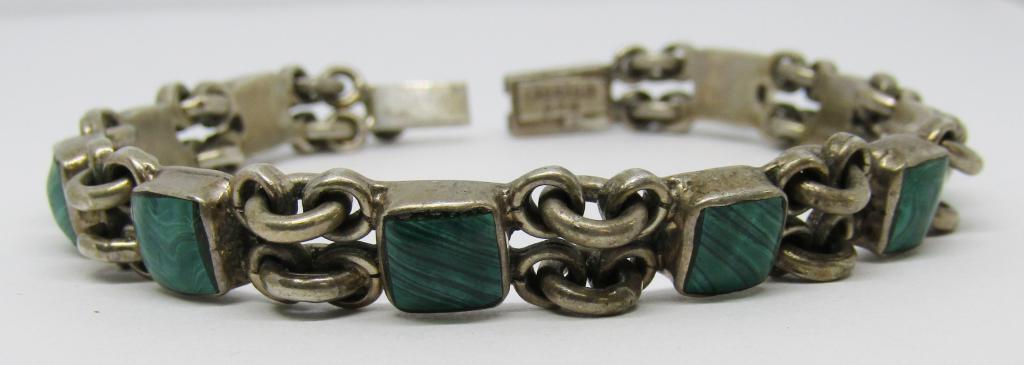 MEXICO STERLING DOUBLE STRANDED LINKED (1 of 4)