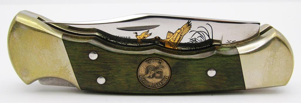 Buck 112 Knife Ducks Unlimited Canada 50 Yrs NIB! (1 of 8)
