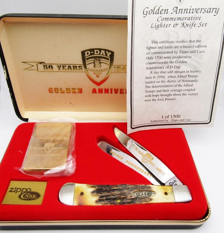 Case & Zippo Mint Knife & Lighter Anniversary Set! (1 of 10)