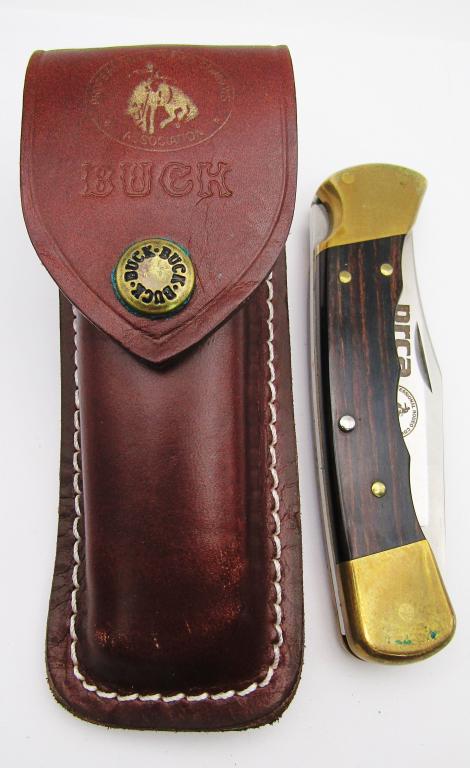 1995 Buck 110 Knife ProRodeo PRCA in Sheath! (1 of 10)