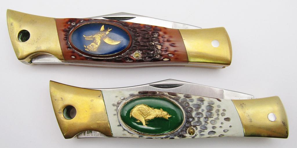 (2) Camillus American Wildlife Lockback Knives! (1 of 15)