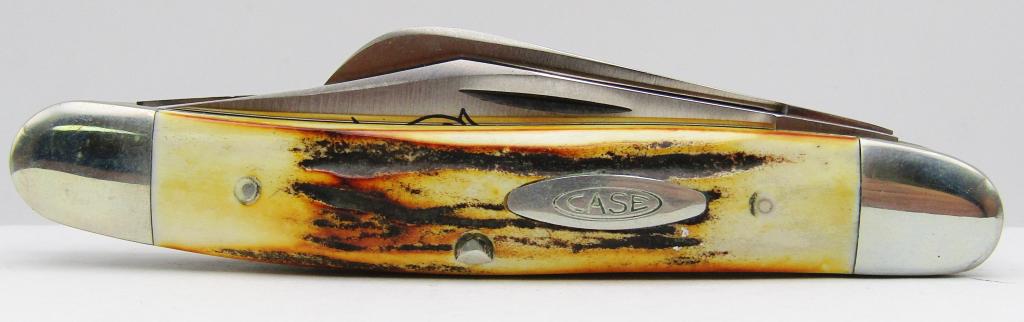 CaseXX 3Dot 5347HP Stockman Knife Blue Scroll Stag (1 of 10)