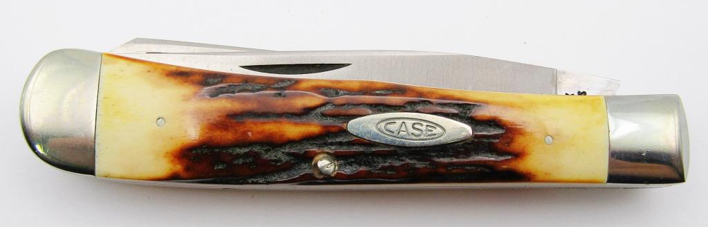 CaseXX 1976 5254 SSP Stag Razor Edge Large Trapper (1 of 9)