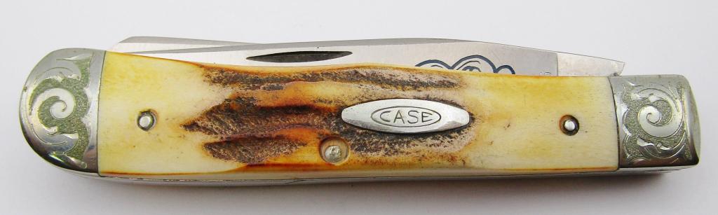 CaseXX USA 3 Dot 5254 SSP "Blue Scroll" Trapper (1 of 10)