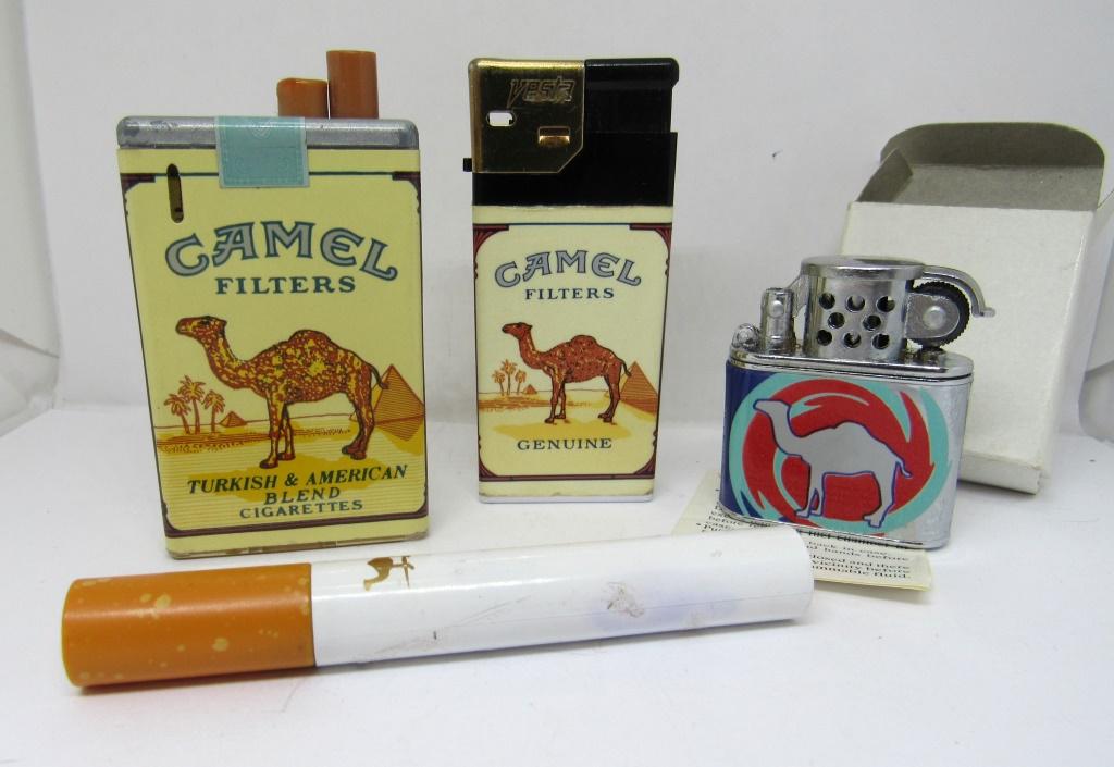 (4) CAMEL ADVERTISEMENT LIGHTERS AND ITEMS (1 of 3)