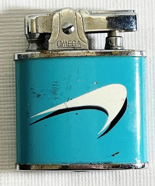 Newport Advertising Omega Vintage Lighter (1 of 4)