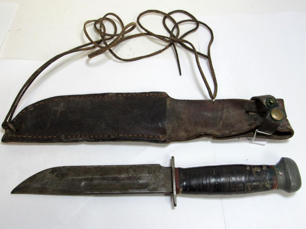 US WW2 PAL RH-36 FIGHTING KNIFE & SHEATH! (1 of 4)
