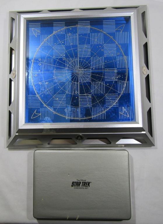 OFFICIAL STAR TREK CHESS AND CHECKER SETS: (1 of 20)