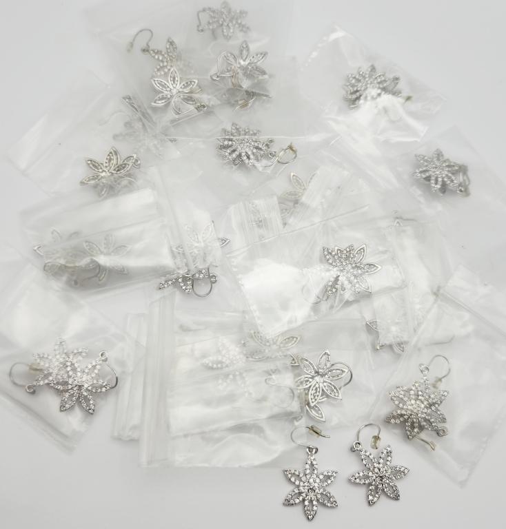 (20 pc) STERLING EARRING JEWELERS LOT (1 of 1)