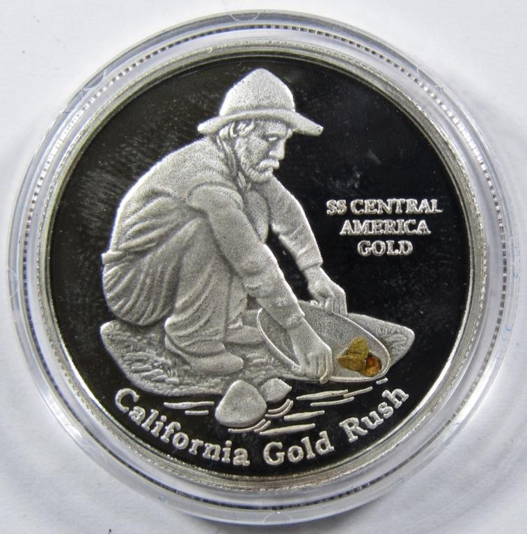 SS CENTRAL AMERICA 1oz SILVER PROOF COIN (1 of 4)