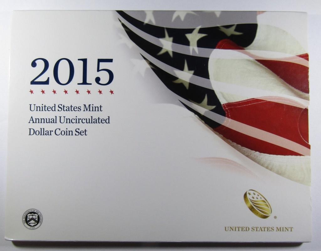 2015 U.S. MINT UNC DOLLAR COIN SET (1 of 3)