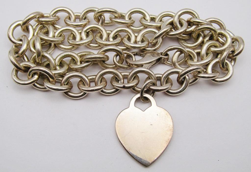 TIFFANY & CO 16 INCH STERLING LINKED NECKLACE (1 of 5)