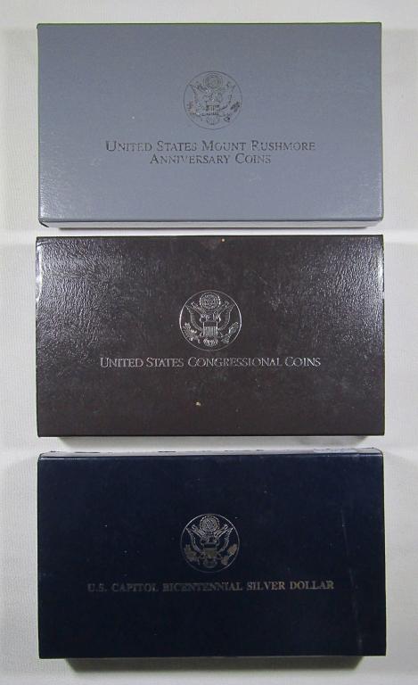 THREE COMMEMS IN ORIG PACKAGE (1 of 2)