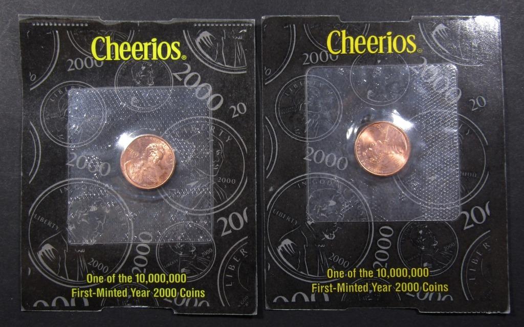 2- 2000 Cheerios Lincoln Cents (1 of 3)
