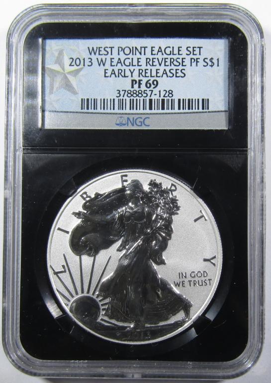 2013-W SILVER EAGLE REV PF PCGS PF-69 (1 of 4)