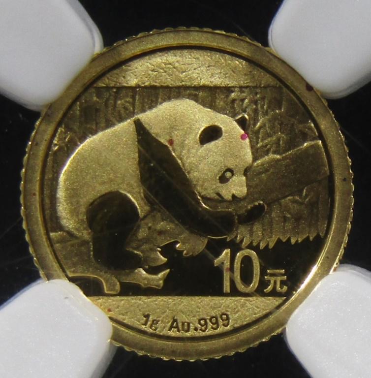 2016 CHINA GOLD PANDA 10Y, NGC MS-70 (1 of 4)