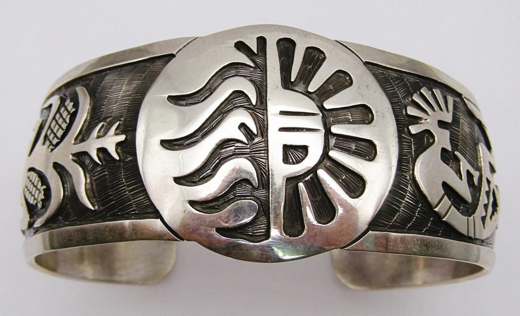 KOKOPELLI STERLING ARM BAND/CUFFMARKED MEXICO Feb 21, 2023 Vintage Auctions Online in OH
