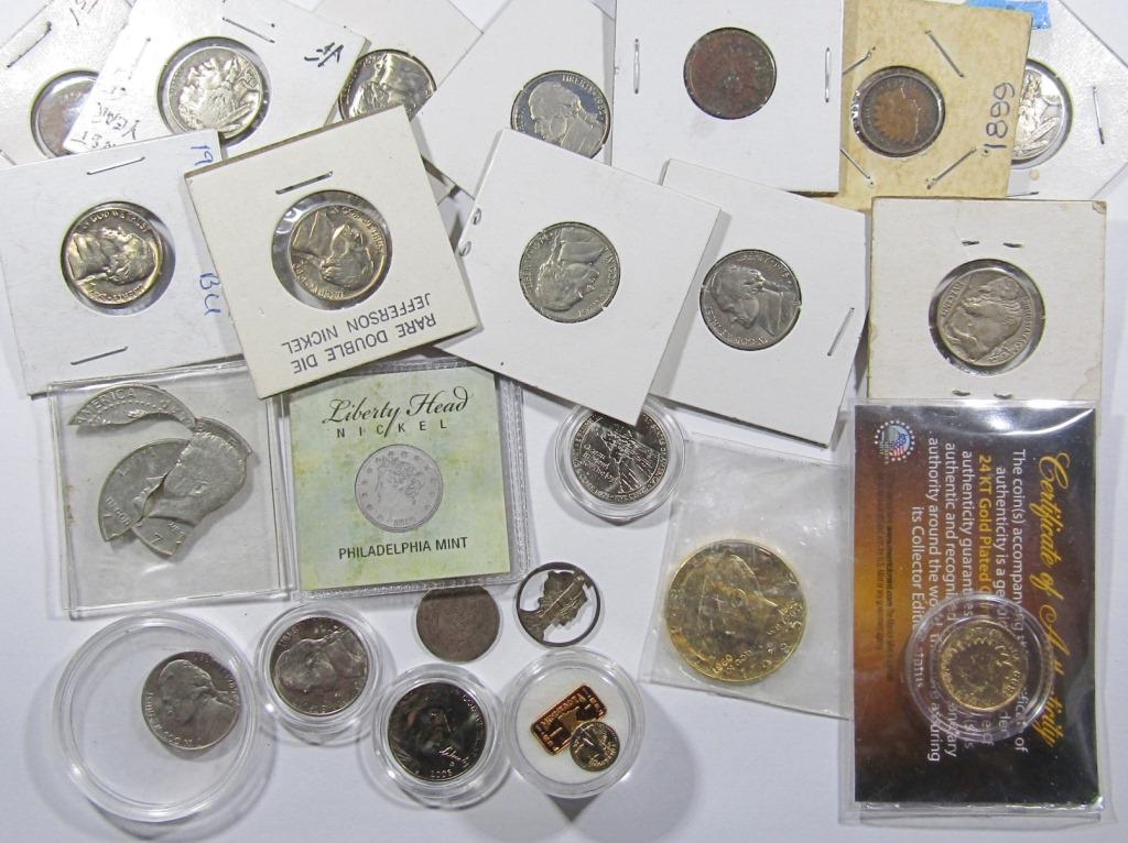 COIN COLLECTORS LOT - (4) INDIAN HEAD CENTS, (1 of 1)