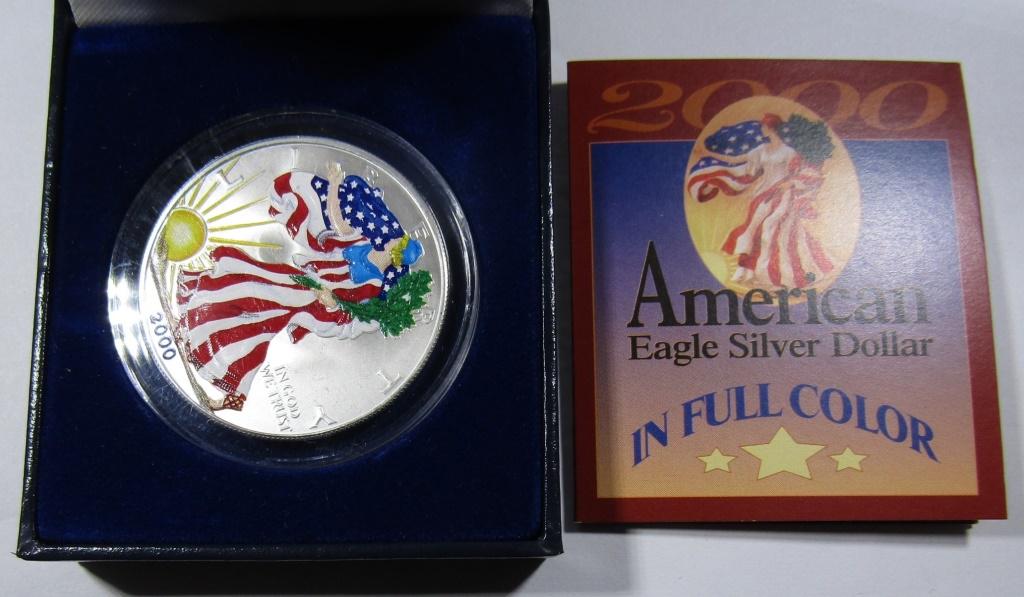 2000 COLORIZED AMERICAN SILVER EAGLE (1 of 4)