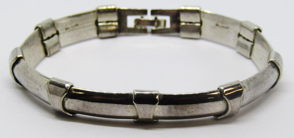 7.5 INCH STERLING PANEL BRACELET (1 of 4)