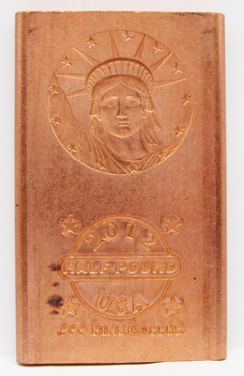 HALF POUND .999 COPPER BAR (1 of 2)