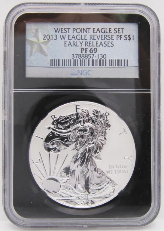 2013-W SILVER EAGLE REV PF NGC PF-69 (1 of 4)