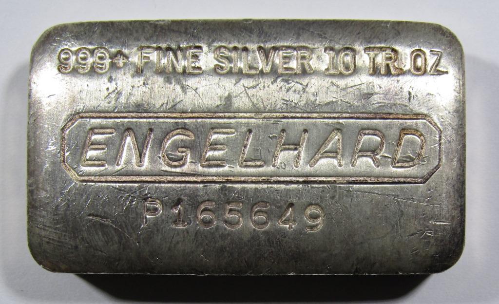 10oz ENGELHARD .999 SILVER BAR (1 of 2)