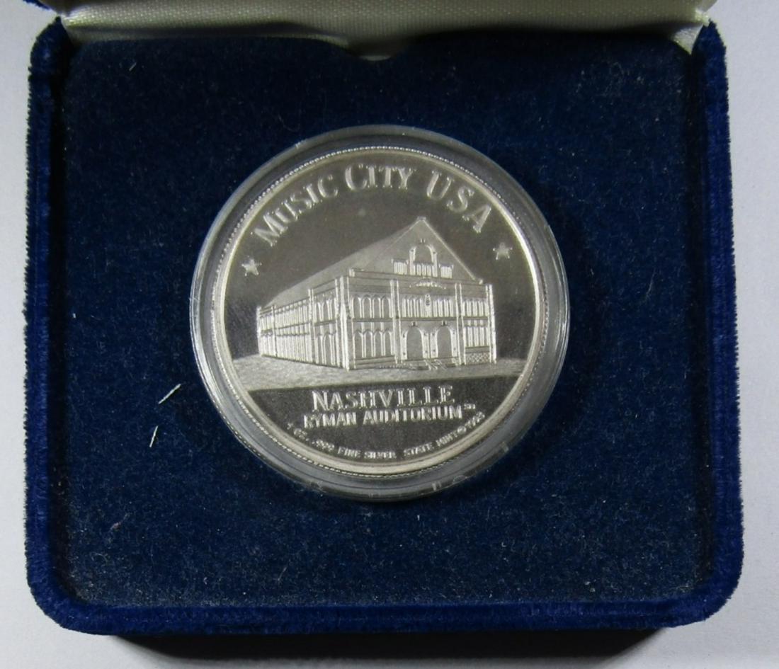 NASHVILLE PROOF 1oz .999 SILVER ROUND (1 of 3)