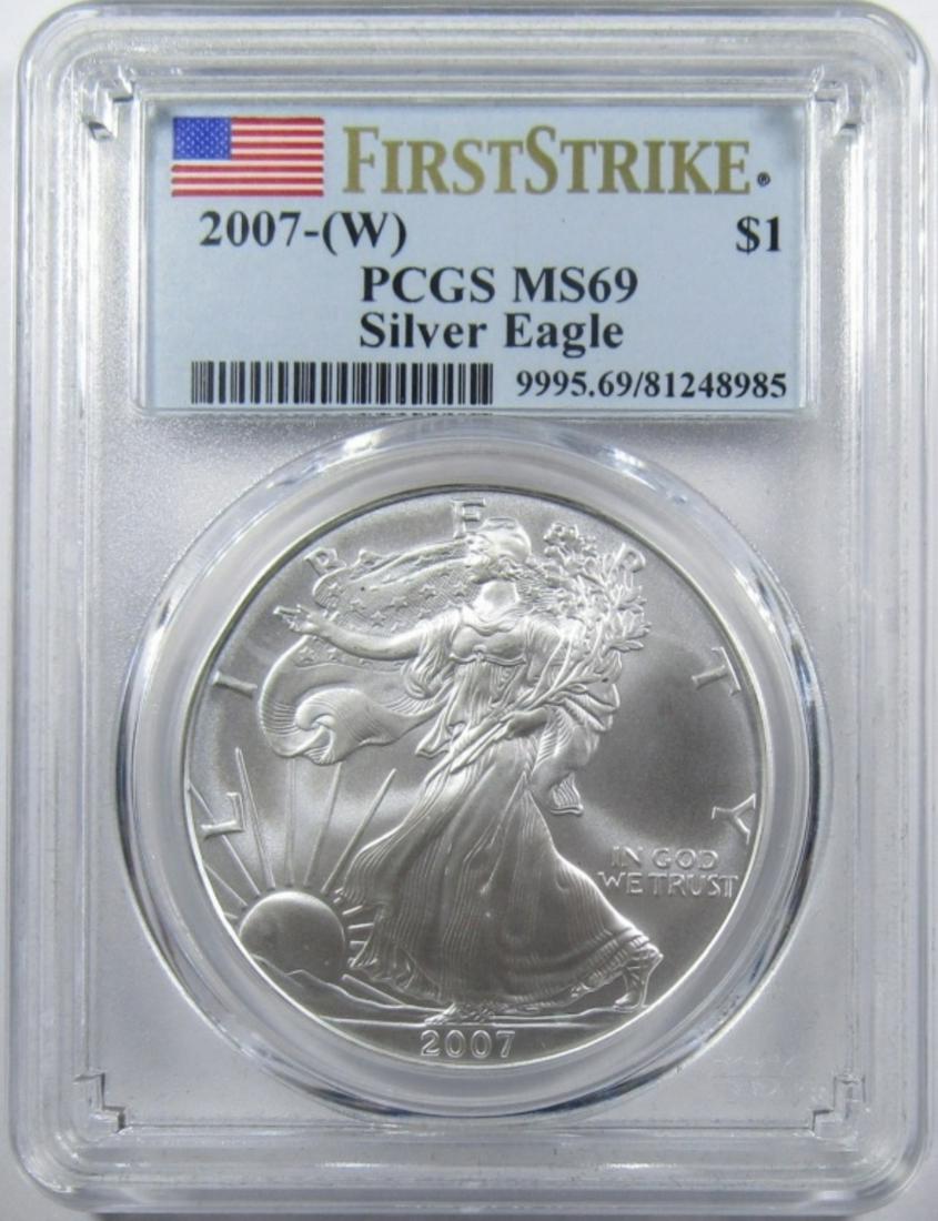 2007-(W) SILVER EAGLE PGCS MS-69 (1 of 4)
